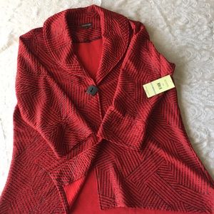 Multiples Red cardigan Style Jacket